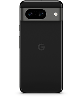 Google Pixel 8 schwarz hinten