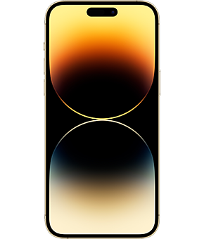 apple iphone 14 pro max gold vorne