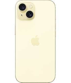 apple iphone 15 gelb hinten