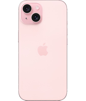 apple iphone 15 pink hinten