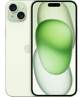 apple iphone 15 plus gruen vorne