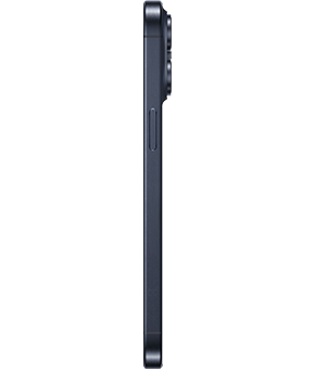 apple iphone 15 pro max Titan Blau seite