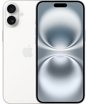 apple iphone 16 plus weiss vorne