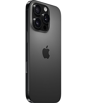 apple iphone 16 pro titan schwarz seite