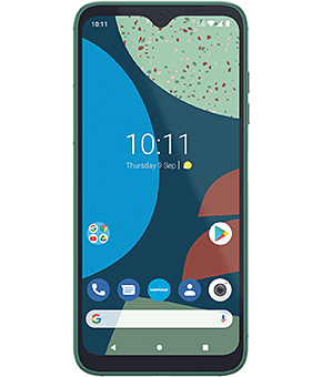 fairphone4 5g green speckled vorne