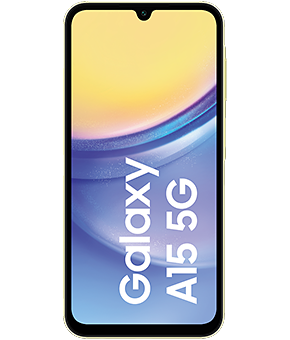 samsung galaxy a15 5g yellow vorne