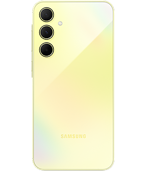 samsung galaxy a35 awesome lemon hinten