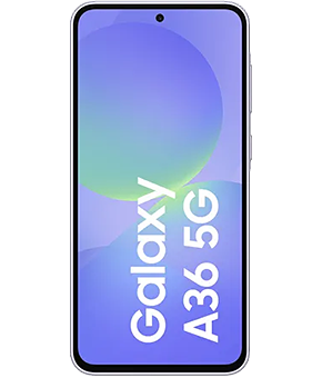 samsung galaxy a36 awesome lavender vorne