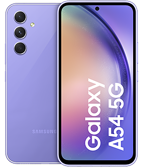 samsung galaxy a54 awesome violet vorne