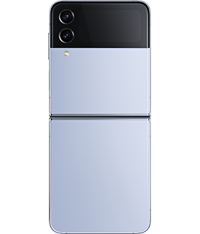 samsung galaxy z flip4 blue hinten
