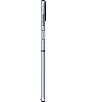 samsung galaxy z flip4 blue seite