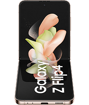 samsung galaxy z flip4 pink gold vorne